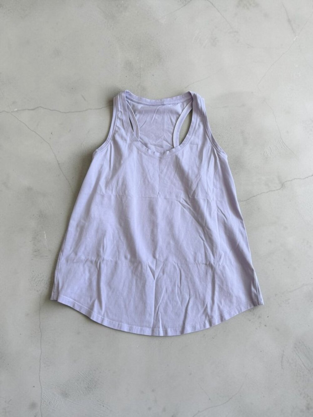 LULULEMON Purple Scoopneck Racerback Tank Top Size US 8